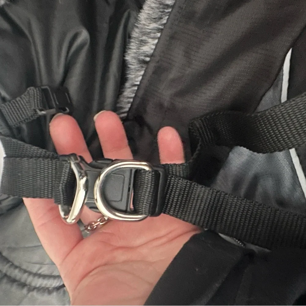 Black and Gray Dog Jacket 3XL